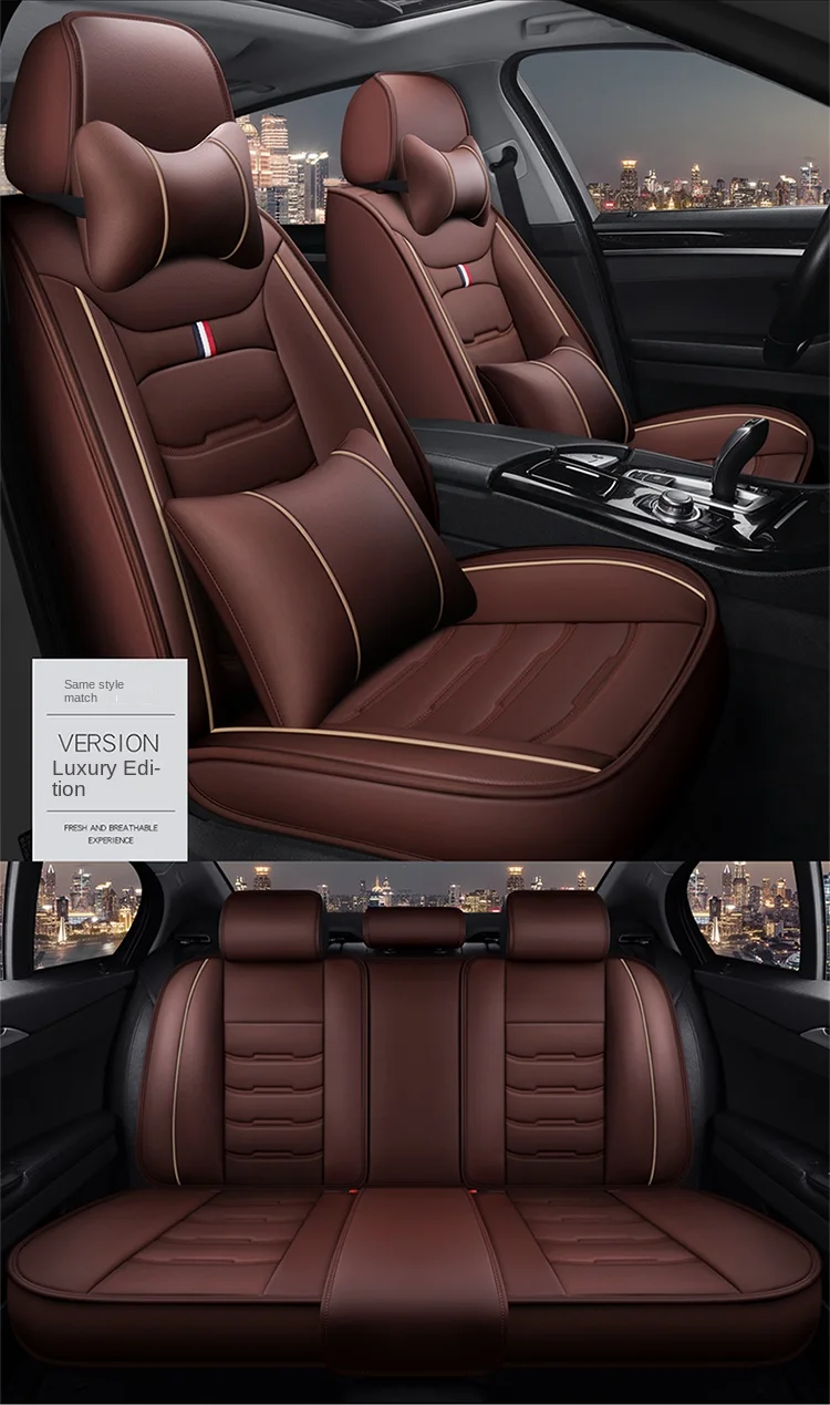Universal Leather 3D Car Seat Cover for Kia K2 K3 K4 K5 KX Cross KX3 KX5 KX7 RIO KX1 Cerato Sorento Accsesories Interior Covers