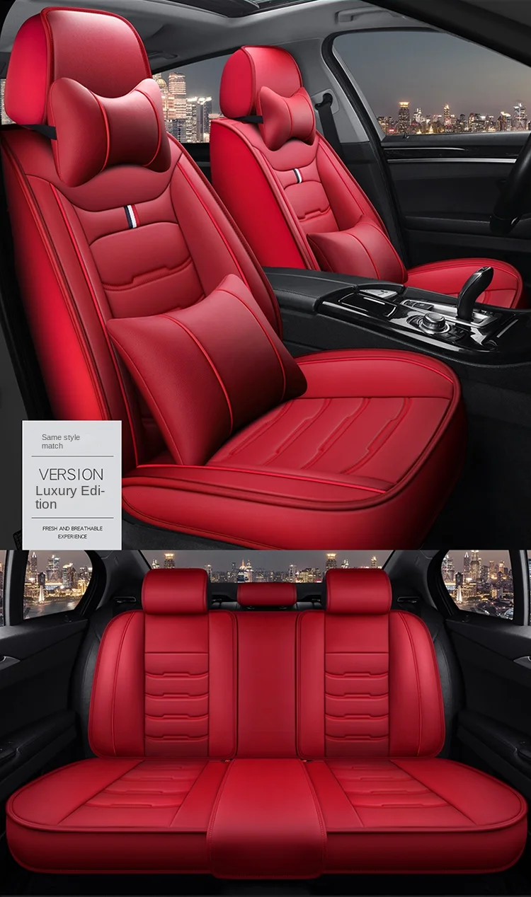 Universal Leather 3D Car Seat Cover for Kia K2 K3 K4 K5 KX Cross KX3 KX5 KX7 RIO KX1 Cerato Sorento Accsesories Interior Covers