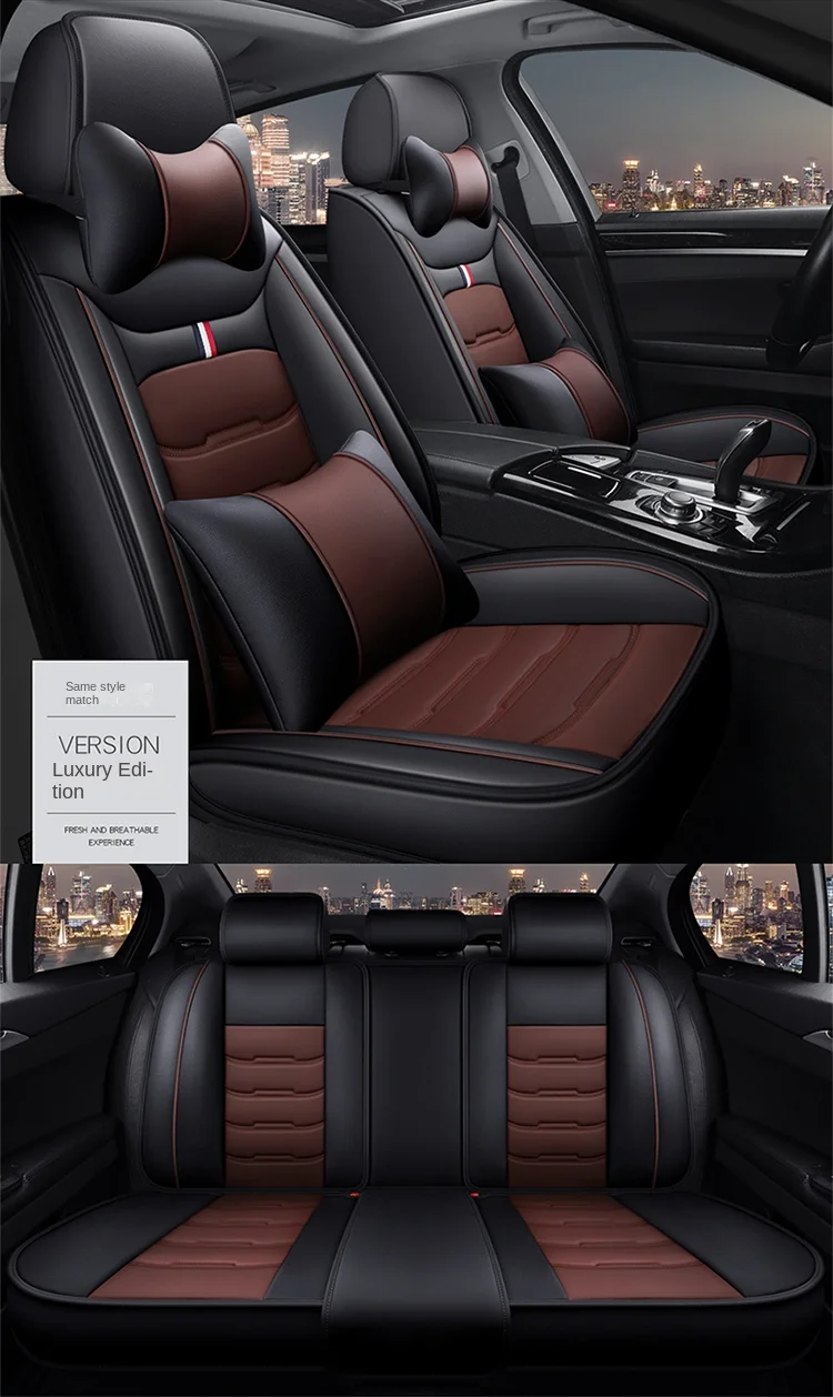 Universal Leather 3D Car Seat Cover for Kia K2 K3 K4 K5 KX Cross KX3 KX5 KX7 RIO KX1 Cerato Sorento Accsesories Interior Covers