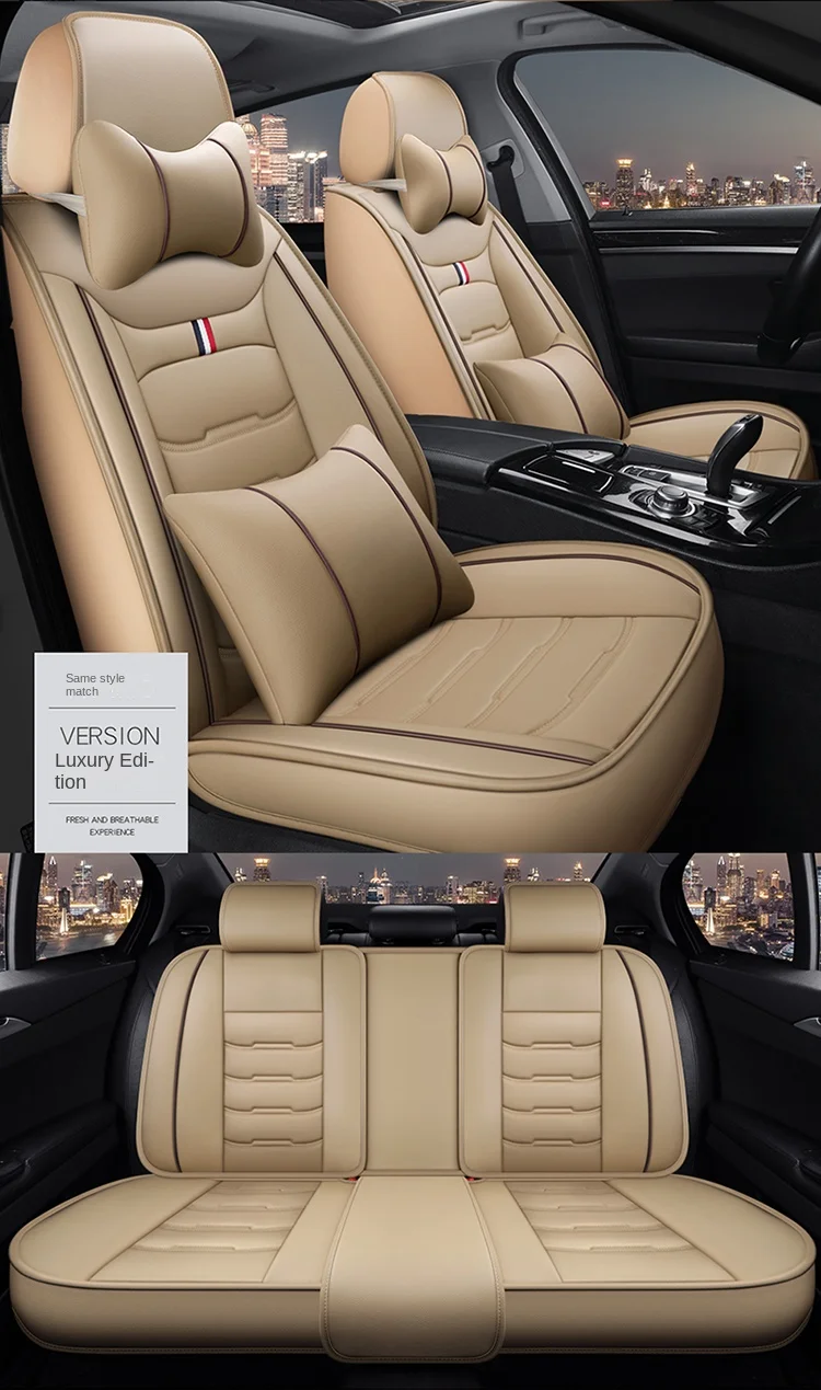 Universal Leather 3D Car Seat Cover for Kia K2 K3 K4 K5 KX Cross KX3 KX5 KX7 RIO KX1 Cerato Sorento Accsesories Interior Covers