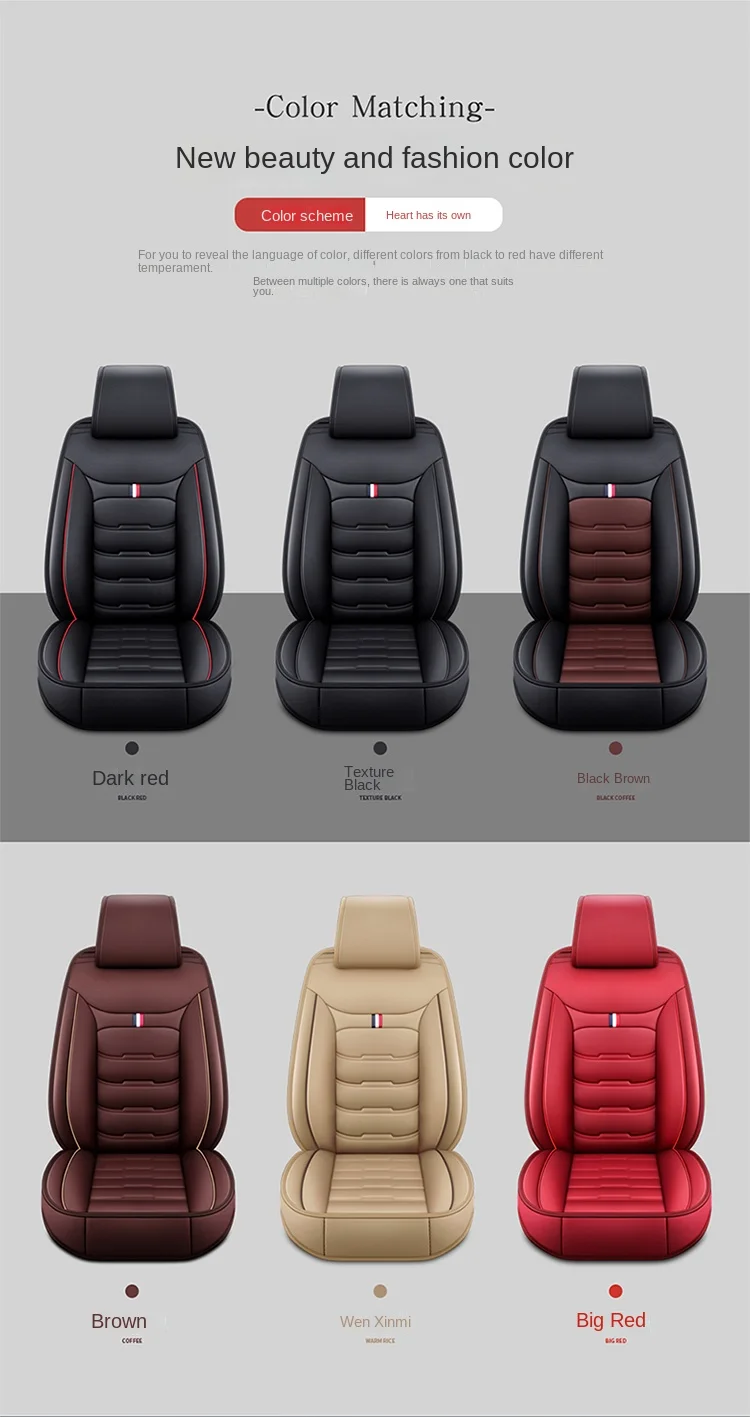 Universal Leather 3D Car Seat Cover for Kia K2 K3 K4 K5 KX Cross KX3 KX5 KX7 RIO KX1 Cerato Sorento Accsesories Interior Covers