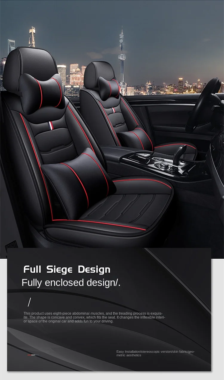 Universal Leather 3D Car Seat Cover for Kia K2 K3 K4 K5 KX Cross KX3 KX5 KX7 RIO KX1 Cerato Sorento Accsesories Interior Covers