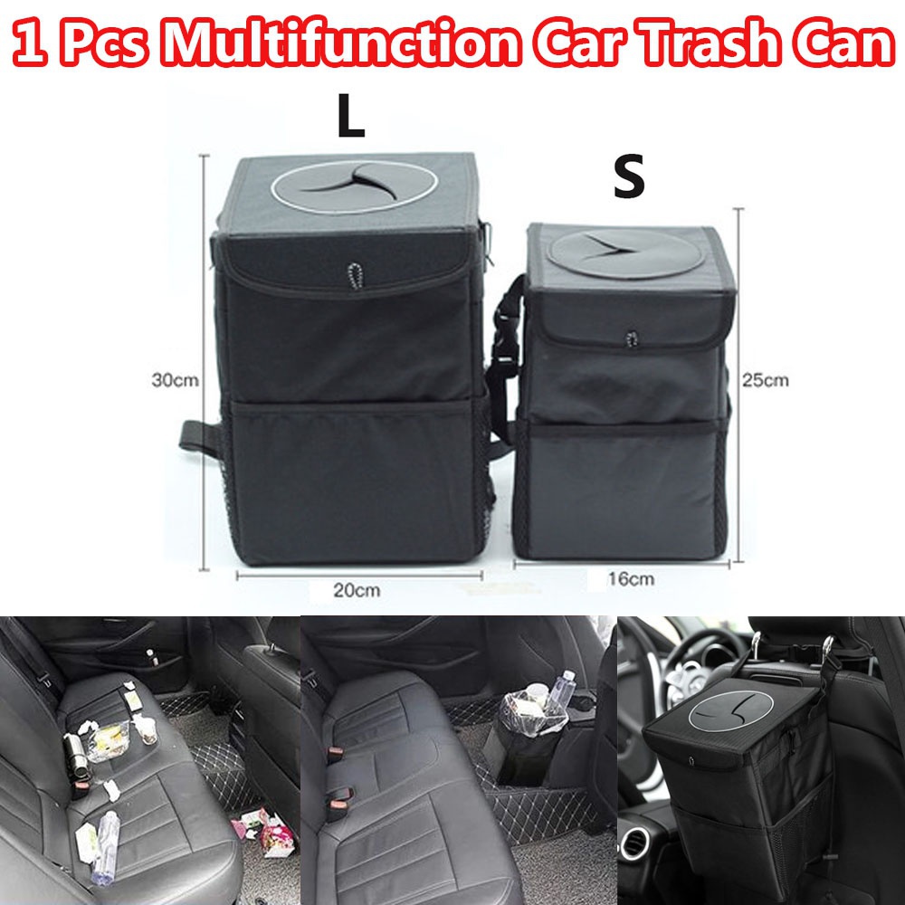 1 Pcs Portable Waterproof Car Trash Can Auto Organizer Garbage Can Car Accessories 1 Pcs Portable Waterproof Car Trash Can Auto Organizer Garbage Can Car Accessories
