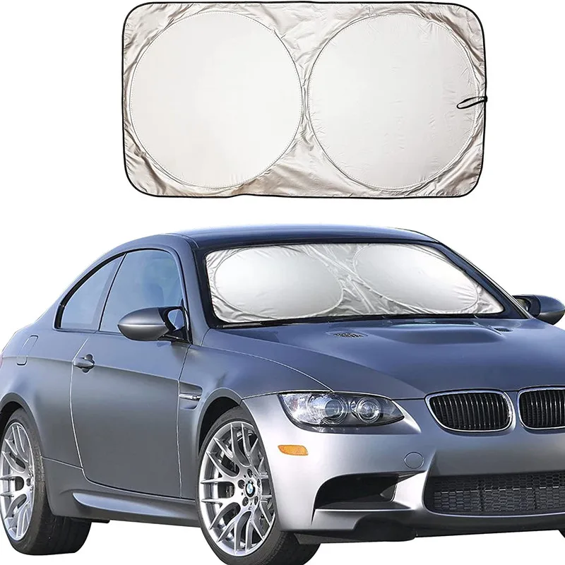 Car Windshield Sun Shade with Storage Pouch | Durable Material Car Sun Visor ,Sun Heat Protection | Car Interior Accessories Car Windshield Sun Shade with Storage Pouch | Durable Material Car Sun Visor ,Sun Heat Protection | Car Interior Accessories