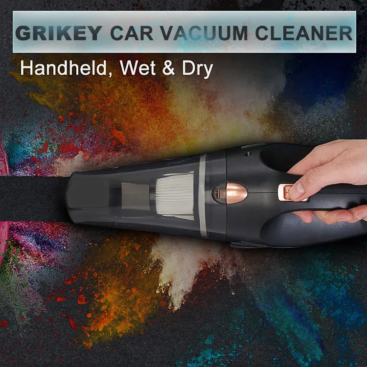 GRIKEY Portable Vacuum Cleaner Car Handheld Vacuum Cleaner For Car Vacuum Cleaner Auto Vaccum Cleaners Wet Dry GRIKEY Portable Vacuum Cleaner Car Handheld Vacuum Cleaner For Car Vacuum Cleaner Auto Vaccum Cleaners Wet Dry